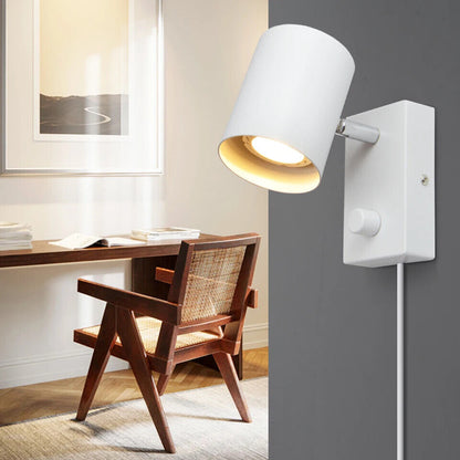 Wall Lamps Indoor LED With Switch Nordic Simple Lights EU US Plug Bedside Sconce