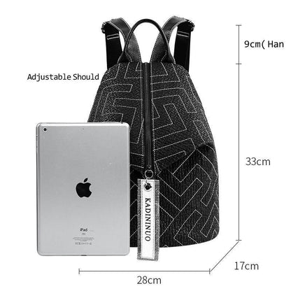 Leather Backpack Fashion All-match Backpacks Travel Large Capacity Dumpling Bag