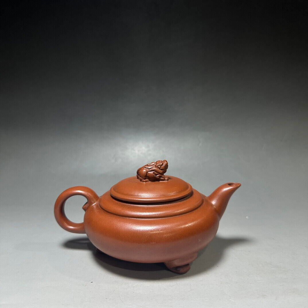 Chinese Yixing Zisha Clay Handmade Exquisite Teapot （灵兽壶 底款：杨鹏年）