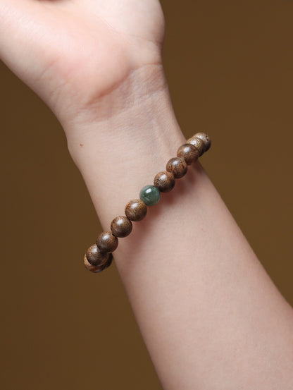 8mm Chinese Natural Eaglewood Handmade Exquisite Bracelets 30562