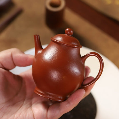 Original Ore Real Yixing Zisha Zhu Clay Tea Pot Handmade Pot 150ml Kungfu Teapot