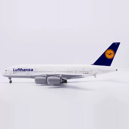 1:200 37CM JC Wings Lufthansa AIRBUS A380 Passenger Plane Diecast Aircraft Model