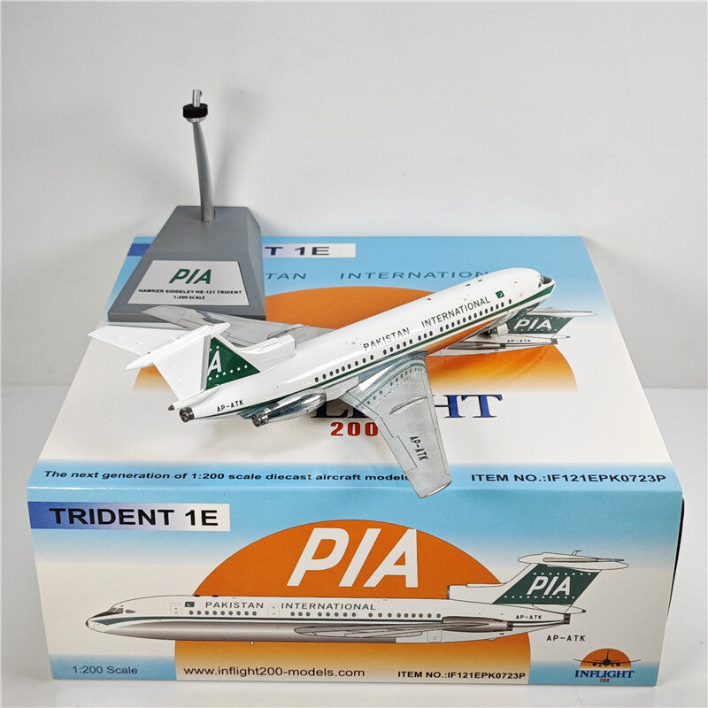 1:200 Inflight PIA TRIDENT 1E Passenger Airplane Diecast Aircraft Model