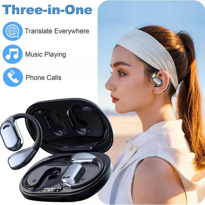 3-In-1 Smart Voice Translation Earbuds 150+Languages Real Time Translator US
