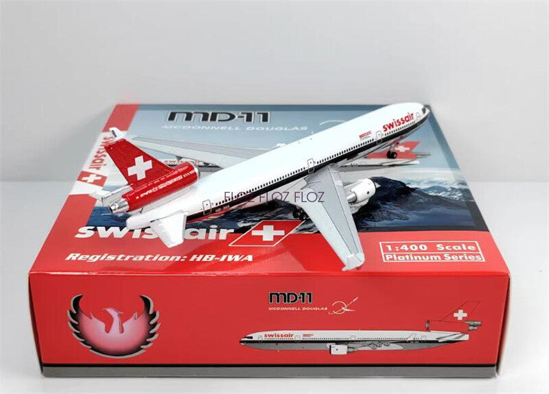 Phoenix SWISSAIR for McDonnell for Douglas MD-11 HB-IWA 1:400 Aircraft Model