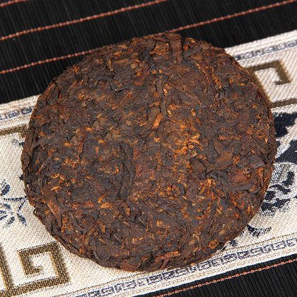100g Pu'er Tea Ripe Tea Cake Old Flavor Small Cake Yunnan Qizi Cake Tea