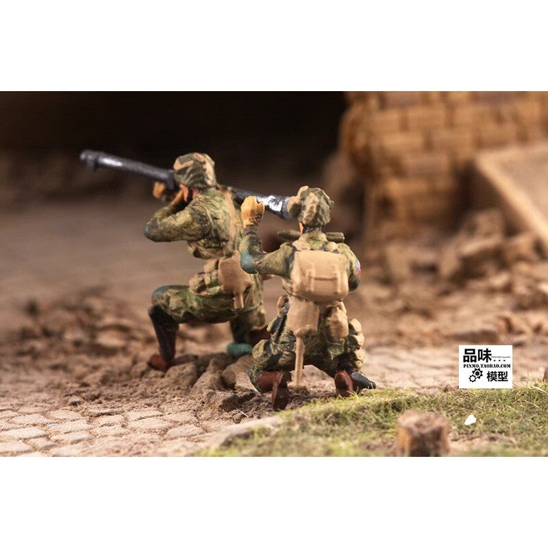 Homemade 1/72 U.S. Army Anti-tank Team 2-Person Finished Painted Model Ornament