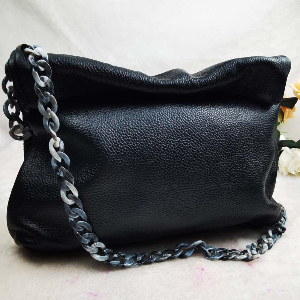 Handbag Mobile Phone Pockets Portable Leather Purse 32*28 CM Accessories Cowhide