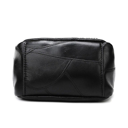 Shell Solid Color Shoulder Bags Luxury Synthetic Leather Crossbody Purse Cotton