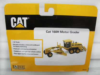 1:87 DM CAT160H Roader Motor Grader Construction Machine Equipment Diecast Model