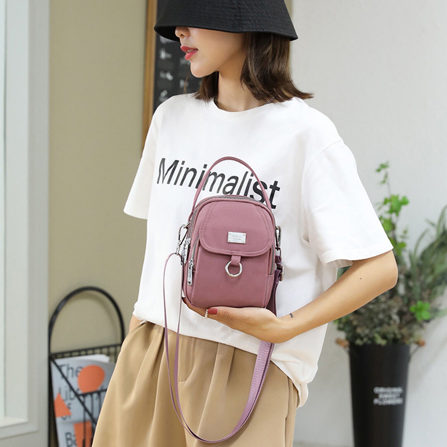 Waterproof Messenger Cross Body Ladies Handbag Shoulder Bag Womens Large Purse