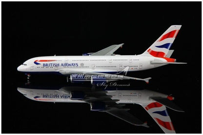 1:400 GeminiJets BRITISH AIRWAYS AIRBUS A380 Passenger Airplane Diecast Model
