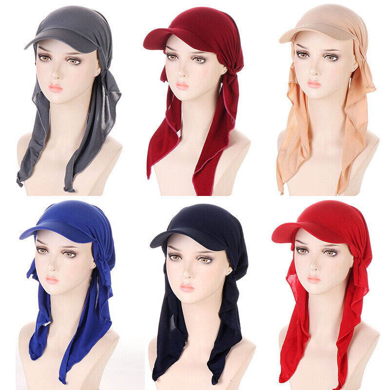 Ladies Women Hair Loss Scarf Cancer Chemo Cap Muslim Turban Hat Baseball Cap