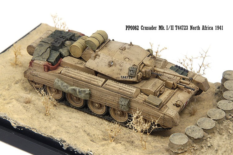 for S-MODEL Crusader Mk.I/II T44723 North Africa 1941 1:72 Tank Pre-built Model