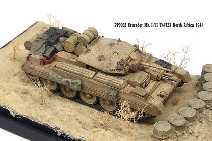 for S-MODEL Crusader Mk.I/II T44723 North Africa 1941 1:72 Tank Pre-built Model