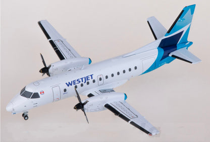 1:200 GeminiJets WestJet Saab 340B Passenger Diecast Aircraft Model