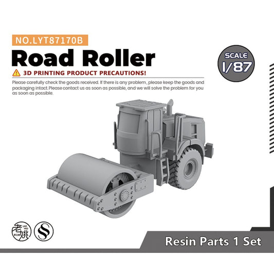 Yao's Studio LYT87170B 1/87 Scene Model Road Roller