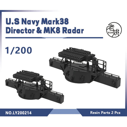 Yao's Studio LY200214 1/200 Model Upgrade U.S Navy Mark38 Director & MK8 Radar