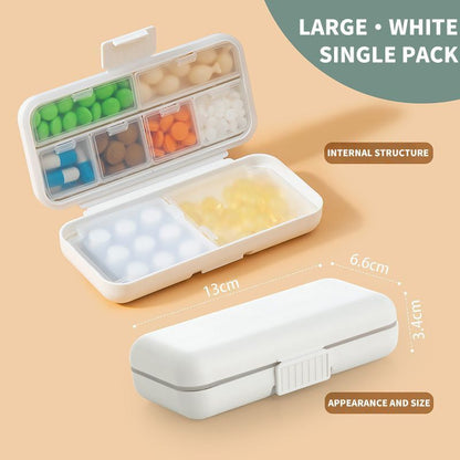 Pill Organizers 8-5 Grids Portable Moisture Proof Travel Medicine Box Container