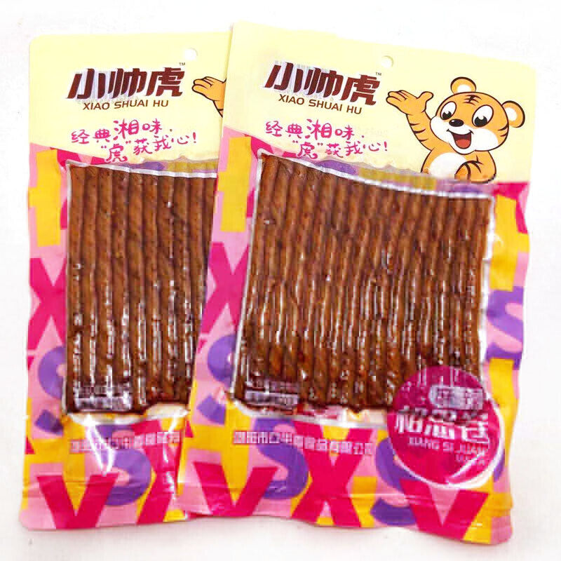 小帅虎相思卷豆制品休闲零食 Little Handsome Tiger Acacia Rolled Bean Products Casual Snacks