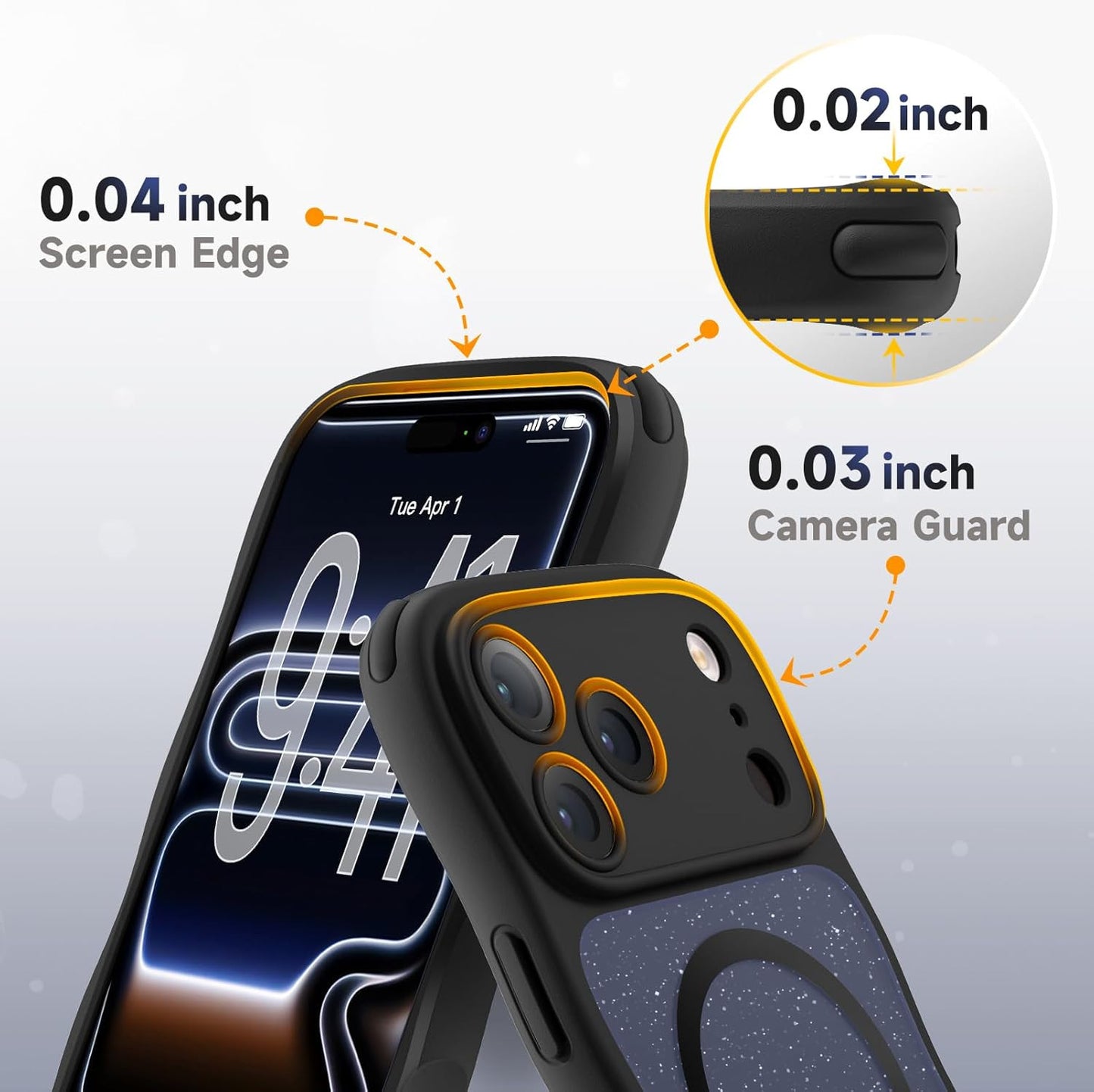 For Iphone 17 Pro Max Case for Women Girls,【Compatible with Magsafe】,【Camera Con