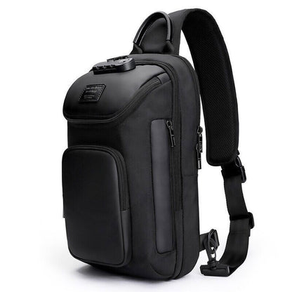 Men's Oxford Crossbody Shoulder Bags Pack Chest Bag Man Bag Travel