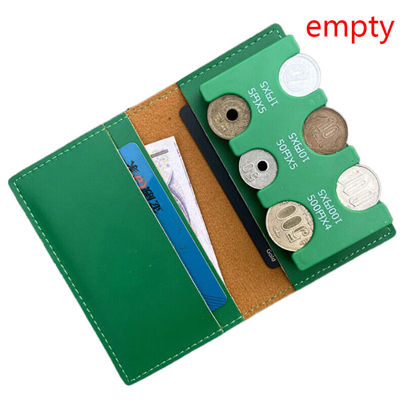 Thin Soft Style Wallets Coin Bag Coin clip Detachable 2-in-1 coin wallet