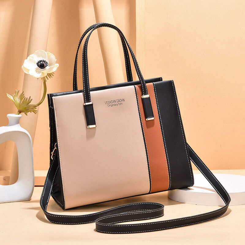 Women's Boston Bag Leather Crossbody Shoulder Bag Satchel Tote Handbags