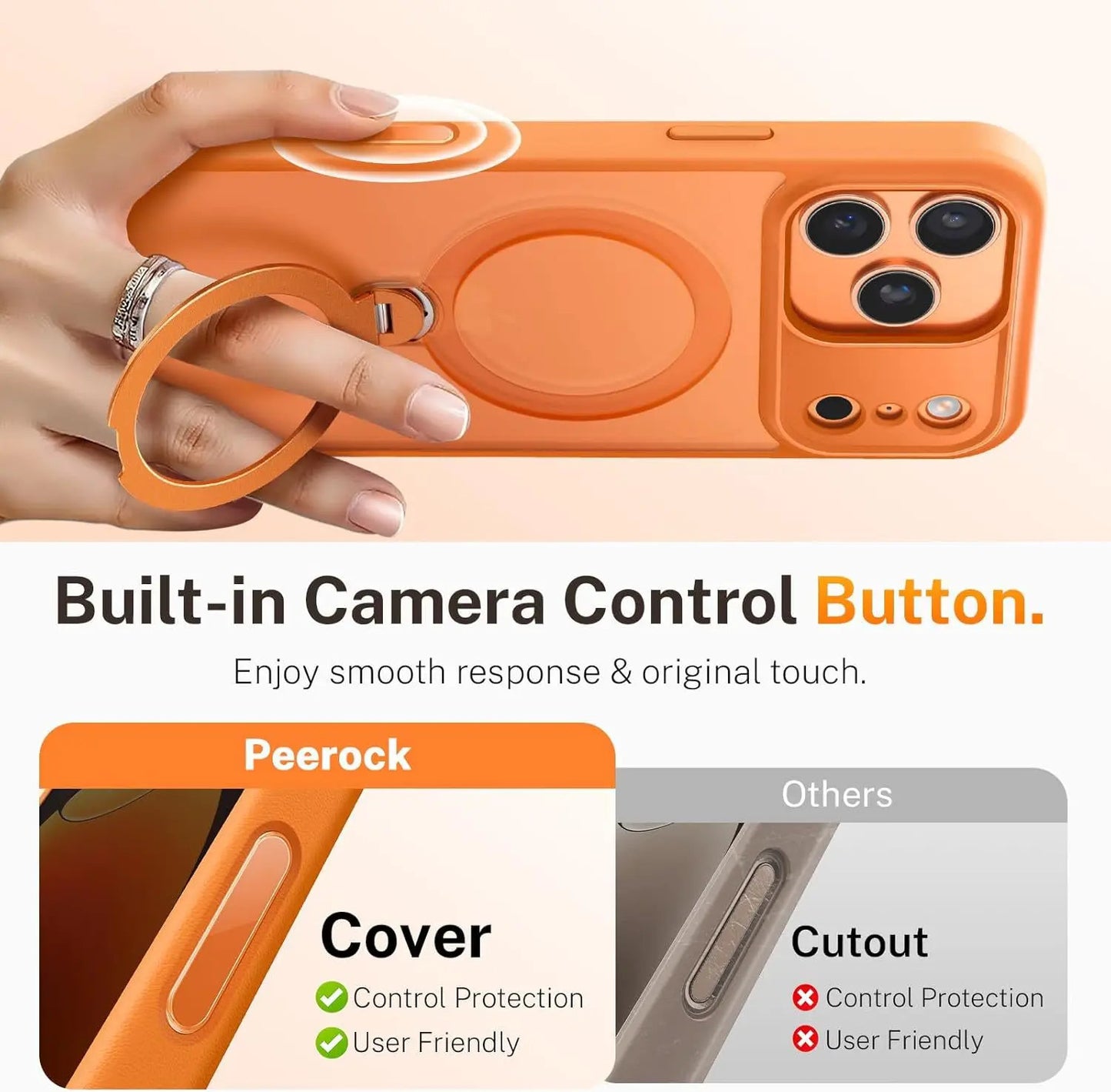 Matte Magnetic 360° Rotating Pivot Stand Phone Case for iPhone 17 Pro Max/16/15