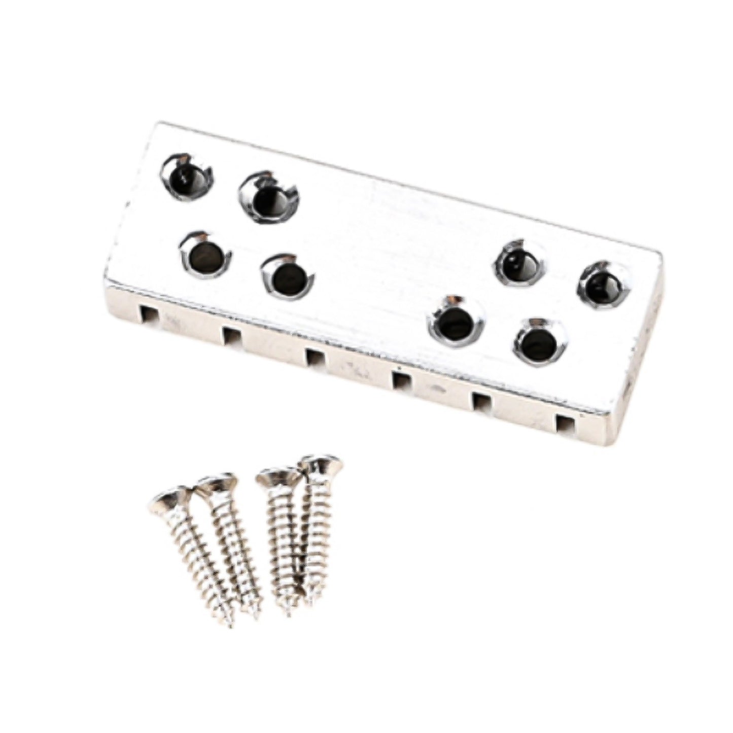 6 String Zinc Alloy Classical Guitar Locking Nuts for Headless Electric Guitar