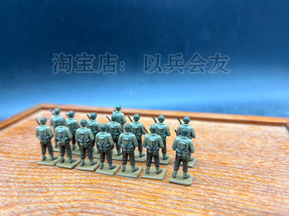 1/72 15Pcs World War II US soldier model Normandy landing