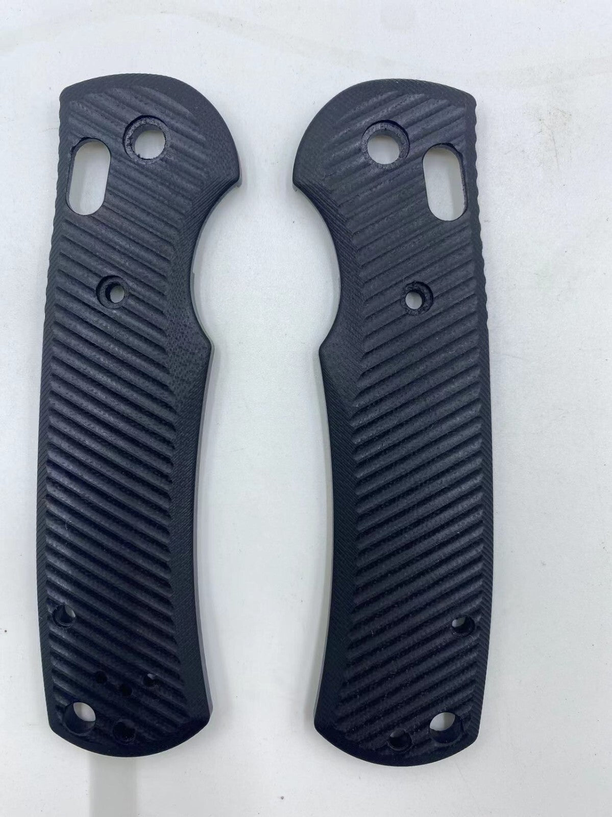 1Pair Black G10 Handle Scales for Benchmade Griptilian 550/551 Twill