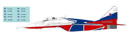 HM 1/72 MiG 29 fulcrum fighter model Russian Air Force Swift Performance Team