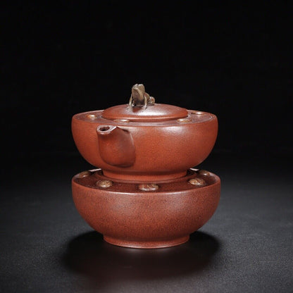 Chinese Yixing Zisha Clay Handmade Exquisite Teapo （青蛙 蒋蓉）