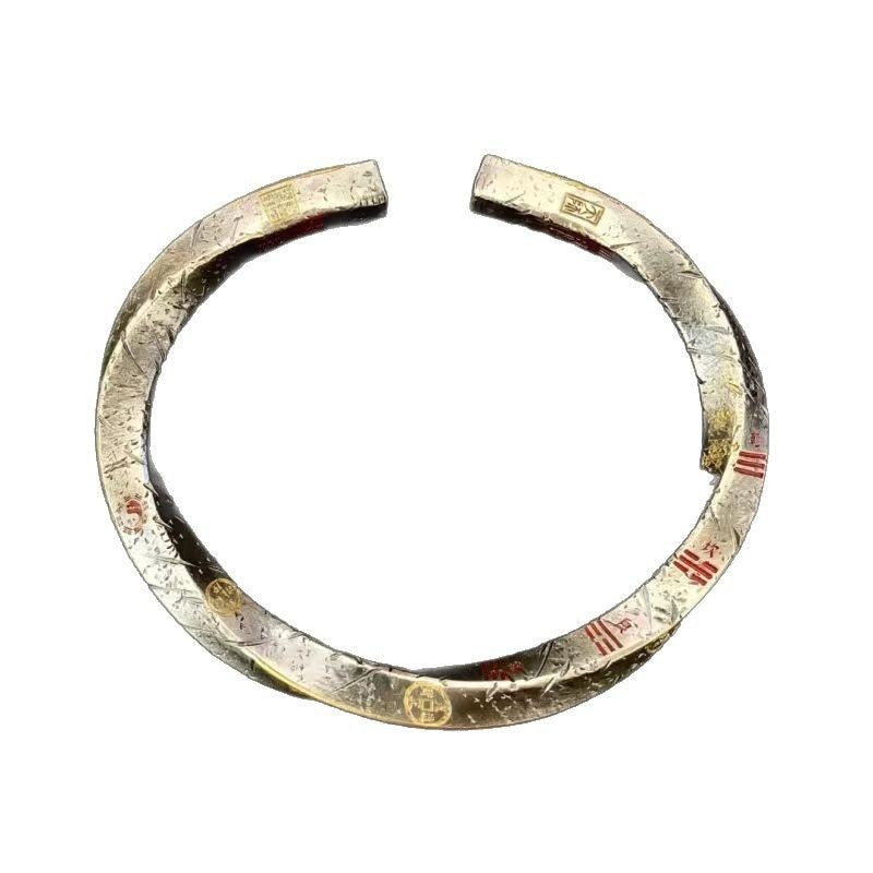 Taoist Mountain Ghost Möbius Bangle Chinese Style Protective Bracelet