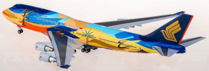 1:200 SQ Wings Singapore Airlines B747-400 Passenger Diecast Airplane Model