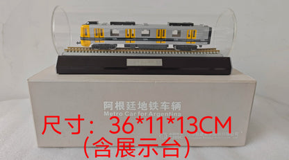 1:68 36CM Metro Car for Argentina Passenger Car Train Diecast Model Collection