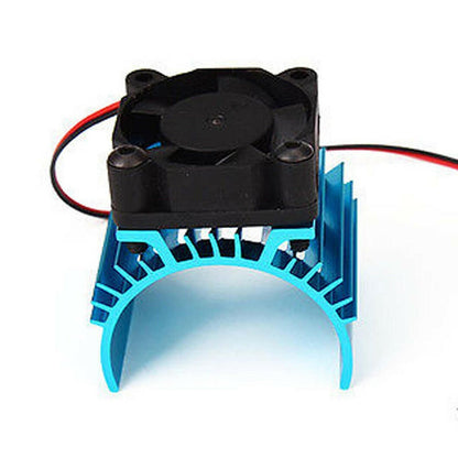 Aluminum Heat sink with 5V Cooling Fan for RC 1/10 Car 540 550 3650 Size Motor D