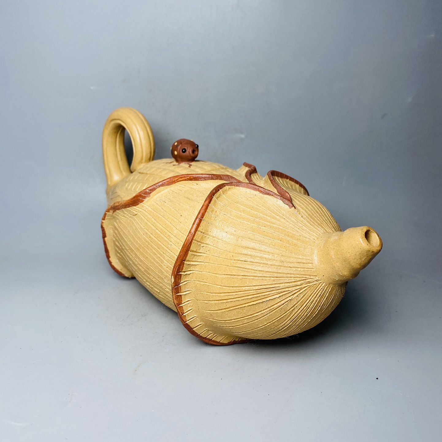 Vintage Chinese Yixing Purple Clay Teapot Zisha Ceremony Exquisite Teaware Art