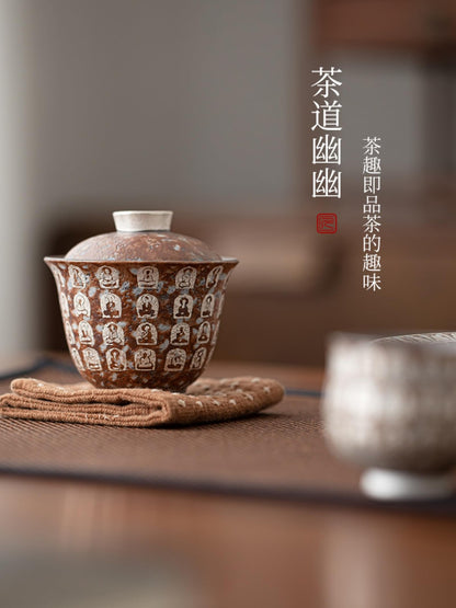 Ceramic Taiwan Tea Set 100ml 3.4 oz Kung Fu Tea Set Porcelain Chinese Style -