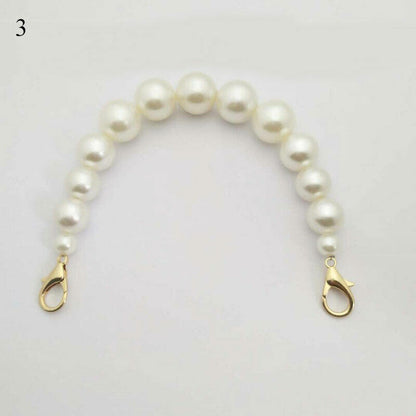Replacement Bag Wrist Strap Imitation Pearl Wristlet Wallet Purse Clutch Handle⊰