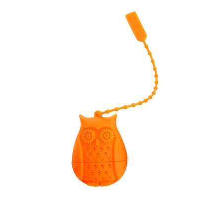 Tea Infuser Silicone Owl Shape Coffee & Tea Bags Tea Strainers Herb Spice Filter