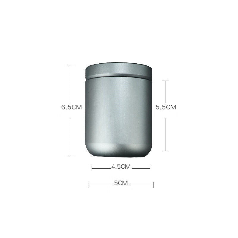 Aluminum Alloy Sealed Pill Case Container Tea Box Storage Bottle Cup Waterproof