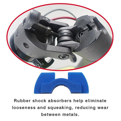 Replacement 3pcs/set Electric Scooter Shock Damp Vibration Pad 0.6/0.8/1.2mm Kit