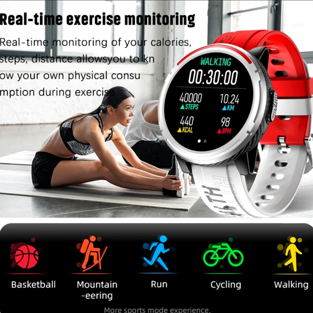 Smart Watch 2023 Reloj Inteligente Bluetooth Mujeres Hombres de lujo Universal