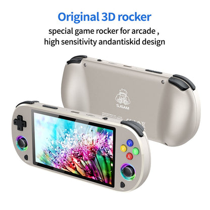 M22 PRO Handheld Game Console 5" HD Rainbow Light Retro PSP PS1 Gaming Player