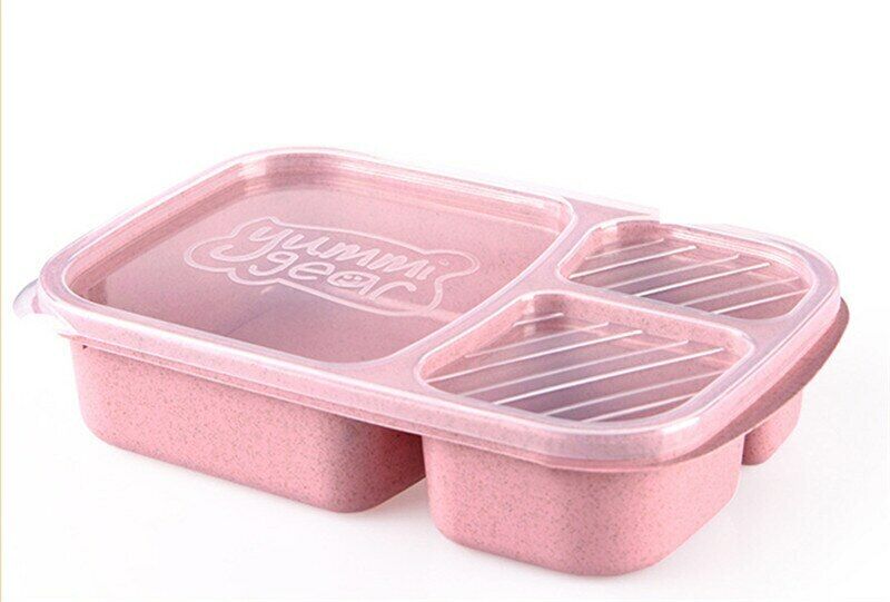 Food Container Storage Tableware Heated Dinnerware Lunch Bento Box Dining Tools