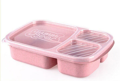 Food Container Storage Tableware Heated Dinnerware Lunch Bento Box Dining Tools