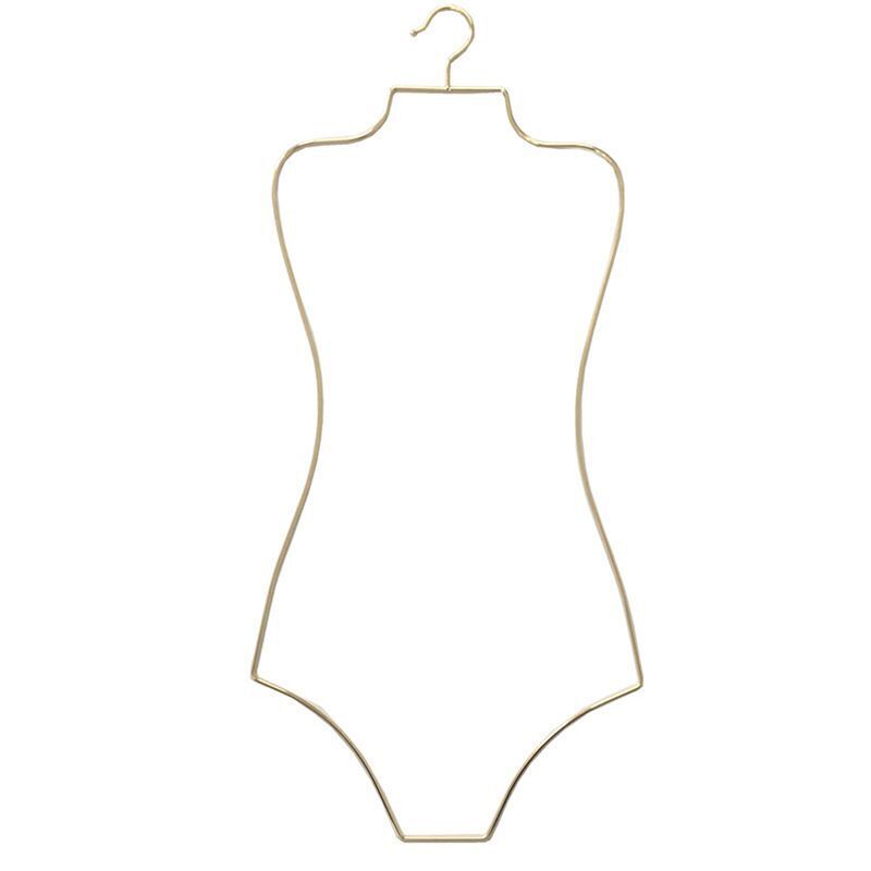 Swimsuit Hanger Metal Wire Body Shape Display Rack Clothes Bikini Showing 79.5cm
