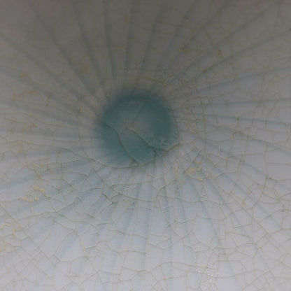 Chinese Song Hutian Kiln Crackle Porcelain Celadon Glaze Bowl 6.9 Inch